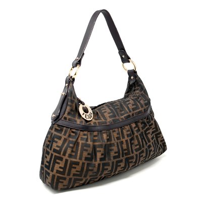 Borsa Fendi Chef: Tessuto Marrone Zucca di Lusso Second Hand